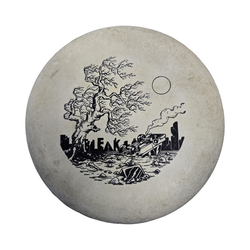 Vist Large View of Product Image Which is Used BLEAK PUTTER Disc Golf Putter White