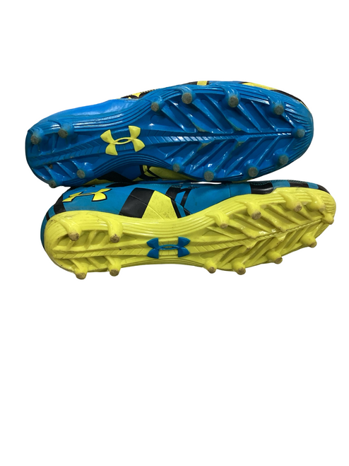 Vist Large View of Product Image Which is Used Under Armour LAX Cleats Mens Yellow Senior 11
