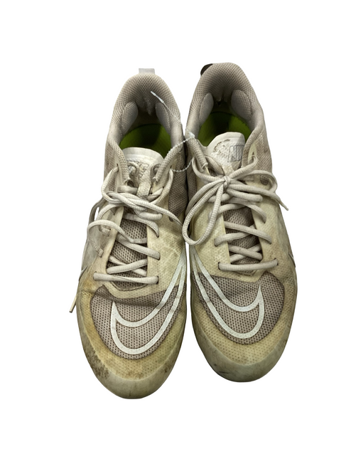 Vist Large View of Product Image Which is Used Nike LAX Cleats Mens White Senior 9