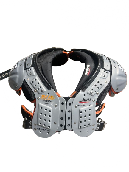 Vist Large View of Product Image Which is Used Schutt SCHUTT XV HD SHOULDER PADS FB Shoulder Pads Grey MD
