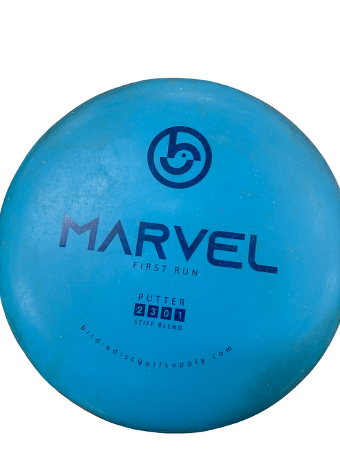 Vist Large View of Product Image Which is Used MARVEL FIRST RUN Disc Golf Putter Royal Blue