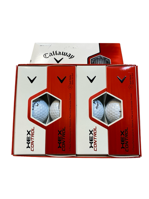 Vist Large View of Product Image Which is Used Callaway HEX CONTROL 12 Pack - Golf Balls