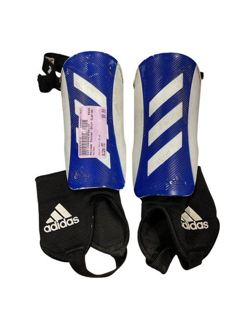 Vist Large View of Product Image Which is Used Adidas Soccer Shin Guards Youth Navy Blue MD