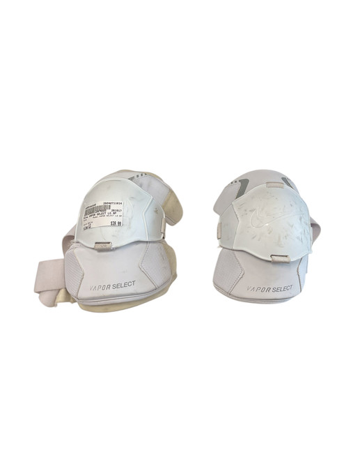Vist Large View of Product Image Which is Used Nike VAPOR SELECT LG AP Lacrosse Arm Pads/Guards White LG