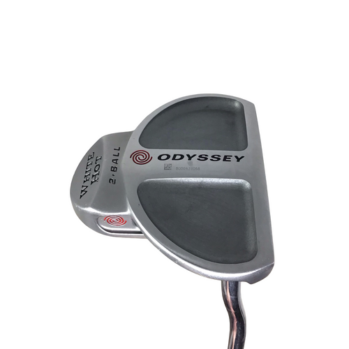 Vist Large View of Product Image Which is Used Odyssey WHITE HOT 2 BALL Mens Putter RH 35”