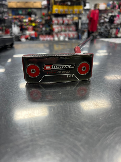 Vist Large View of Product Image Which is Used Odyssey O WORKS 1WS RED Mens Putter RH