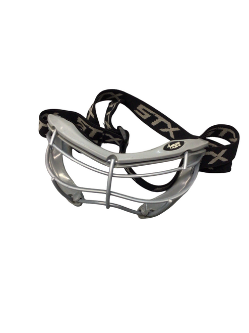 Vist Large View of Product Image Which is Used STX LADIES LAX GOGGLES Lacrosse Facial Protect Grey Senior