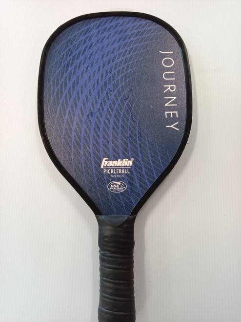 Vist Large View of Product Image Which is Used Franklin JOURNEY Pickleball Racquet Navy Blue