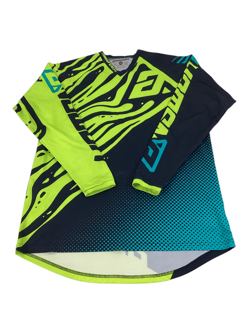 Vist Large View of Product Image Which is Used Adult Top Green LG