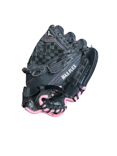 Vist Large View of Product Image Which is Used Mizuno FINCH BB/SB Glove RH Throw Black 11"