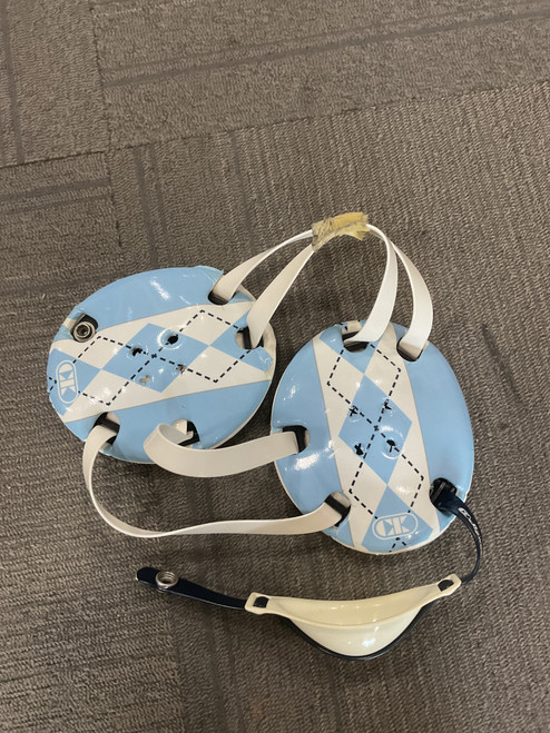 Vist Large View of Product Image Which is Used Cliff Keen UNC Wrestling Headgear Carolina Blue