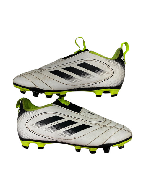 Vist Large View of Product Image Which is Used Adidas Soccer Cleats White Junior 01
