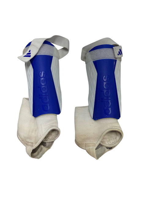 Vist Large View of Product Image Which is Used Adidas Soccer Shin Guards Junior Royal Blue SM