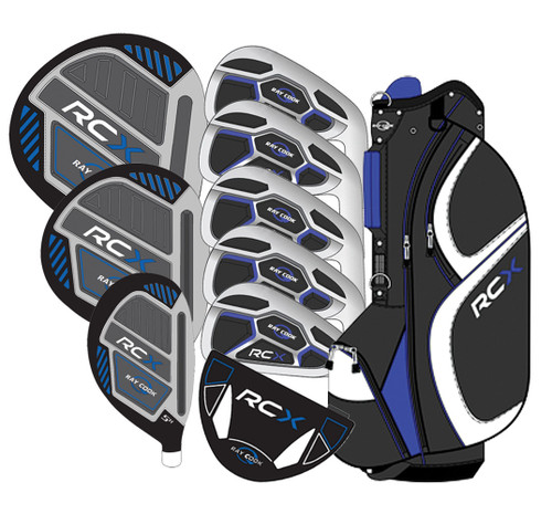 Vist Large View of Product Image Which is New RAY COOK RCX 13pc MEN'S RIGHT HANDED GOLF SET