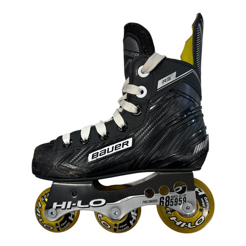 Vist Large View of Product Image Which is Used Bauer Roller Hockey Skates Black Youth 12.0