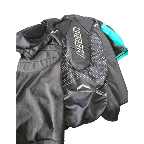 Vist Large View of Product Image Which is Used Mission INHALER PADDED SHIRT MD Street Hockey Top Black MD