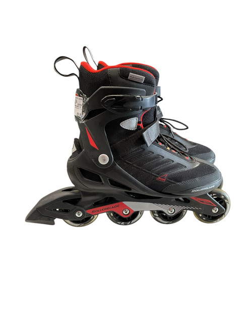 Vist Large View of Product Image Which is Used Rollerblade ZETRABLADE SZ 9 Senior Rec Fitness Skates Black Senior 9