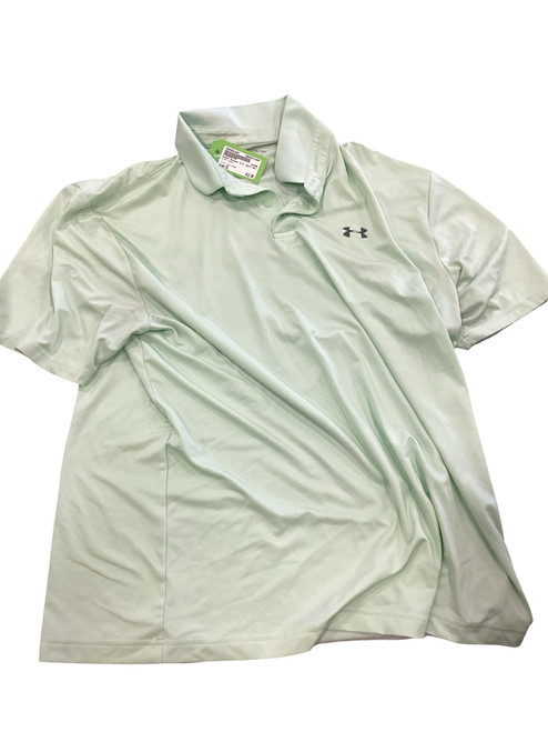 Vist Large View of Product Image Which is Used Under Armour S.S. Golf Shirt M Lime Green XL