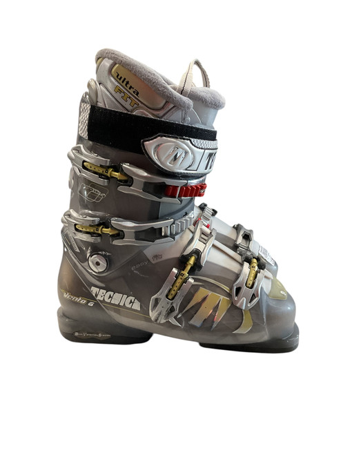 Vist Large View of Product Image Which is Used Tecnica VENTO 6 SZ 26.0 WMS Womens DH Ski Boot Grey 265 MP - M08.5 - W09.5