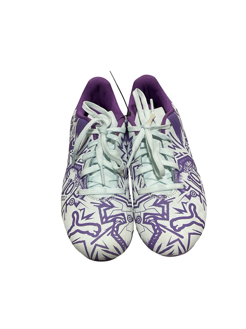 Vist Large View of Product Image Which is Used Puma Soccer Cleats Purple Junior 03