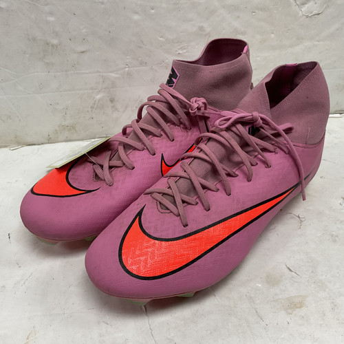 Vist Large View of Product Image Which is Used Nike Superfly 10 FQ1456-600 Soccer Cleats Pink Senior 8.5