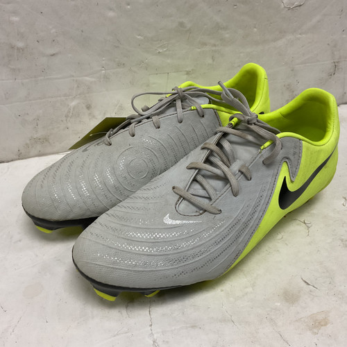 Vist Large View of Product Image Which is Used Nike Phantom GX II Academy FD6723-003 Soccer Cleats Yellow And Grey Senior 7.5