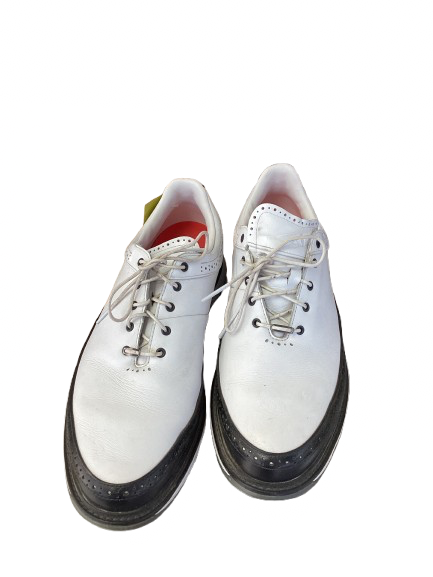 Vist Large View of Product Image Which is Used Adidas Mens Golf Shoes White Senior 12.5