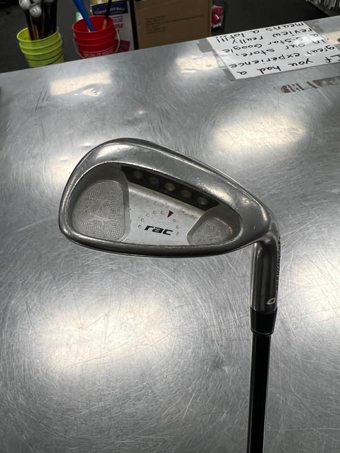 Vist Large View of Product Image Which is Used Taylormade RAC OS Golf Wedge Mens RH Pitching Wedge