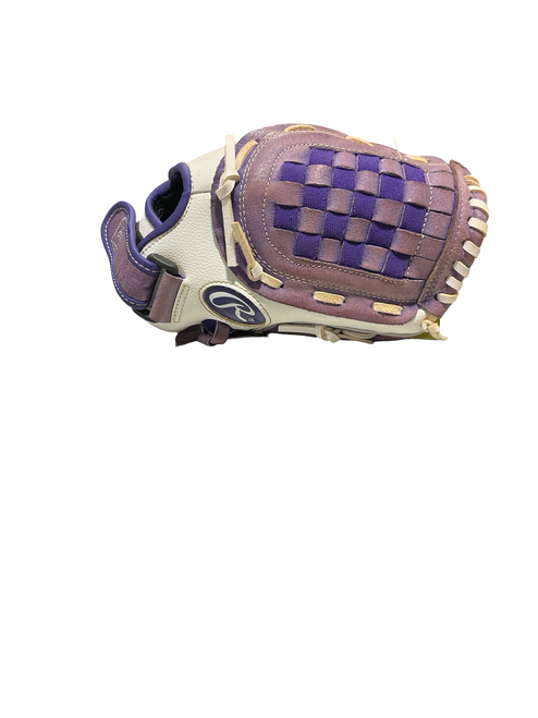 Vist Large View of Product Image Which is Used Rawlings 11.5IN SOFTBALL BB/SB Glove RH Throw Purple 11 1/2"