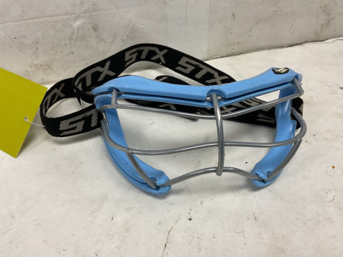 Vist Large View of Product Image Which is Used STX 4SIGHT PLUS-S Lacrosse Goggles Carolina Blue Senior