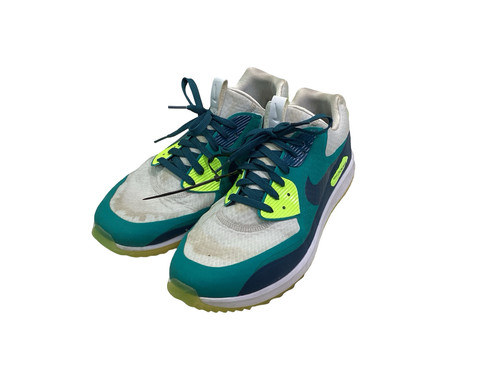 Vist Large View of Product Image Which is Used Nike Mens Golf Shoes Teal Senior 12