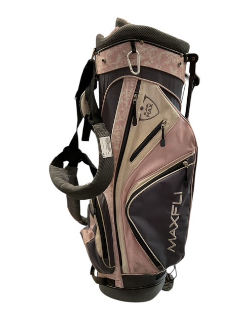 Vist Large View of Product Image Which is Used Maxfli STAND BAG Womens Stand Bag Grey And White