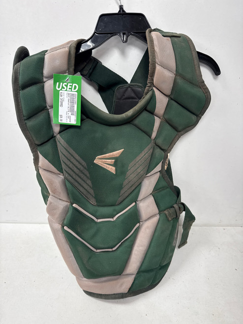 Vist Large View of Product Image Which is Used Easton ELITE X Catchers Chest Protector Green Intermed
