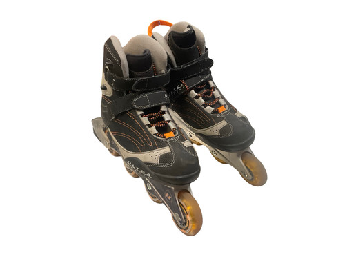 Vist Large View of Product Image Which is Used Ultra Wheels BIO FIT Senior Aggressive Skates Black Senior 9