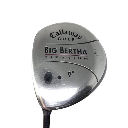 Vist Large View of Product Image Which is Used Callaway BIG BERTHA TITANIUM Mens Driver LH 9.0 Degree LEFT HANDED