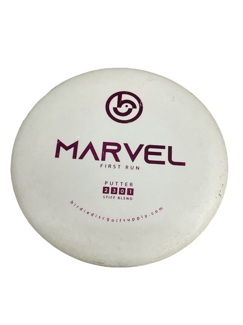 Vist Large View of Product Image Which is Used Birdie BASE BLEND MARVEL Disc Golf Putter White 174g