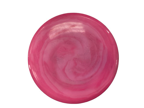 Vist Large View of Product Image Which is Used Discmania GLO SWIRL S LINE MD1 Disc Golf Mid Range Pink 152g