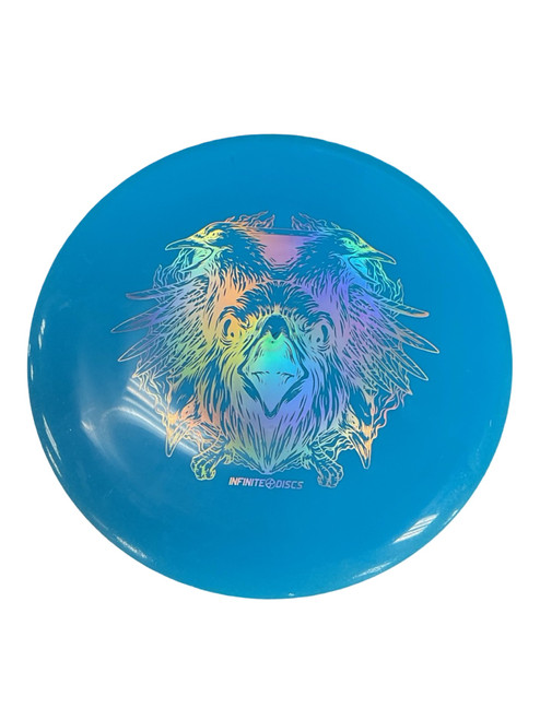 Vist Large View of Product Image Which is Used Infinite Discs S-BLEND EMPEROR Disc Golf Driver Carolina Blue 167g