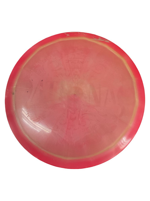 Vist Large View of Product Image Which is Used Discraft TI SWIRL ATHENA PAUL MCBETH LE Disc Golf Driver Pink 172g