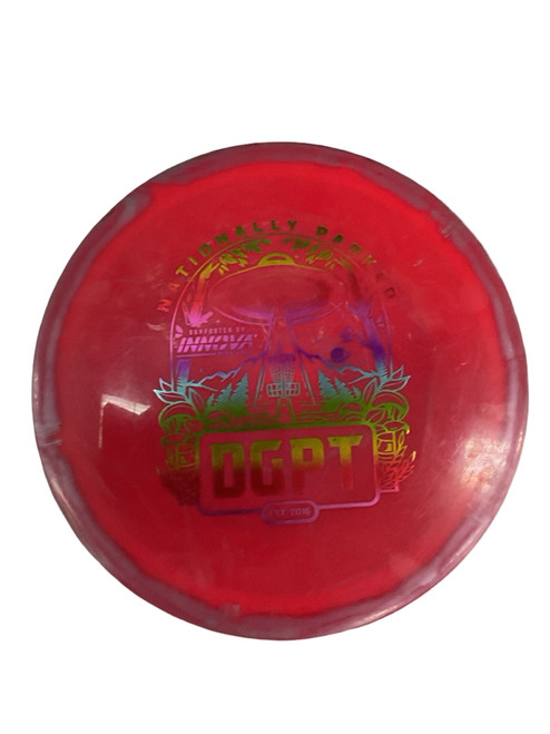 Vist Large View of Product Image Which is Used Innova HALO STAR SAVANT Disc Golf Driver Red 175g