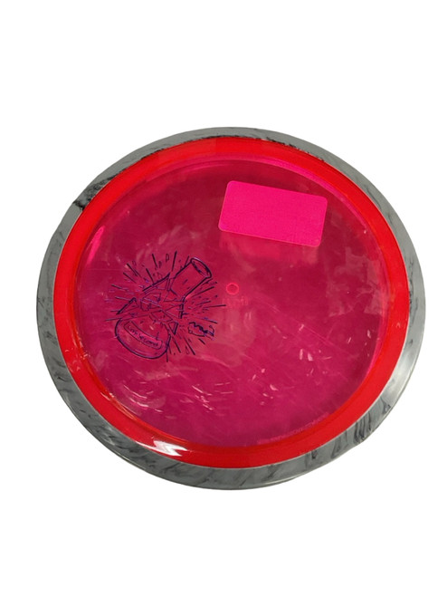 Vist Large View of Product Image Which is Used Axiom PROTON FIREBALL Disc Golf Driver Red 170g