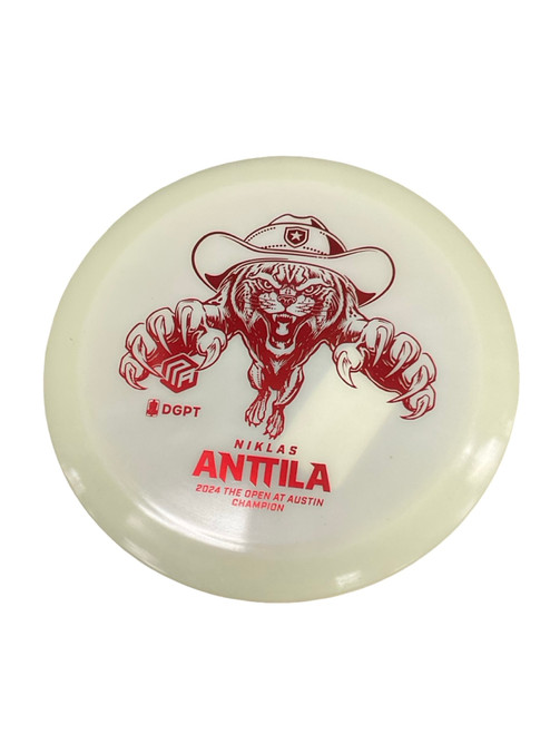 Vist Large View of Product Image Which is Used Discmania GLOW C-LINE DD1 NA THE AUSTIN OPEN Disc Golf Driver Blond 175g