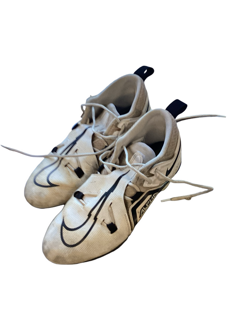 Vist Large View of Product Image Which is Used Nike ALPHA BB/SB Cleats White Senior 12