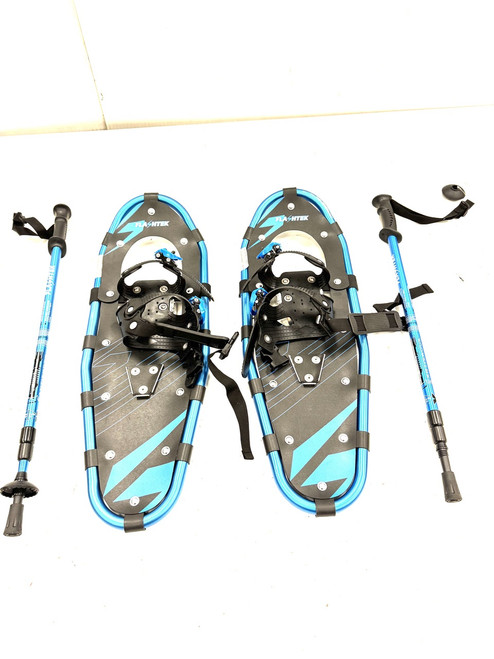 Vist Large View of Product Image Which is Used Snowshoes Mens Royal Blue 25"