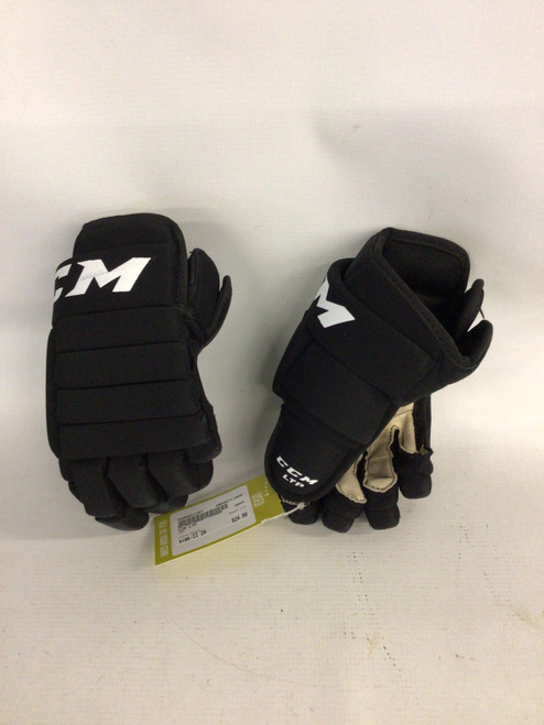 Vist Large View of Product Image Which is Used CCM LTP Junior Gloves Black 11"