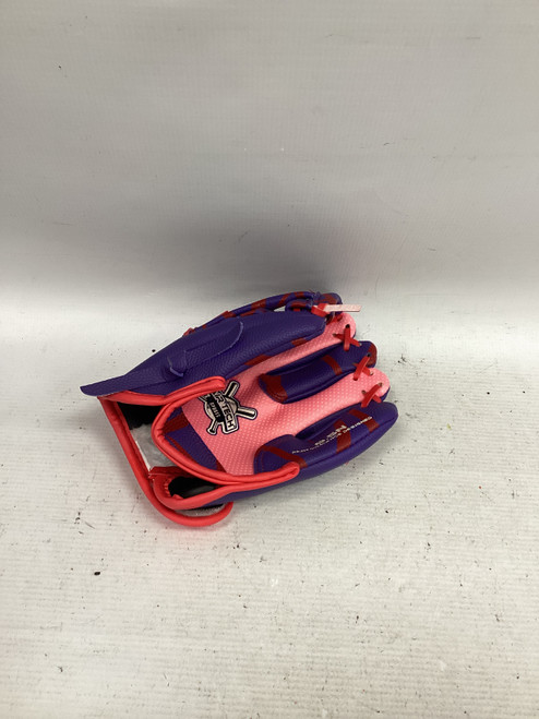 Vist Large View of Product Image Which is Used Franklin AIR TECH RH Throw Fastpitch Gloves Pink 8"