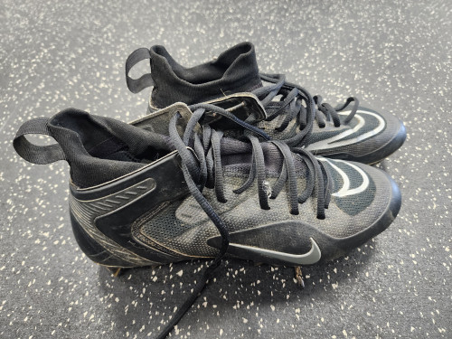 Vist Large View of Product Image Which is Used Nike ALPHA HURRACHE 8 ELITE LAX Cleats Mens Black Senior 9.5