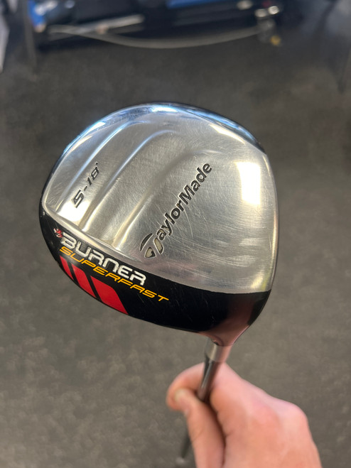 Vist Large View of Product Image Which is Used Taylormade BURNER SUPERFAST Mens Fairway Wood RH 5 Wood