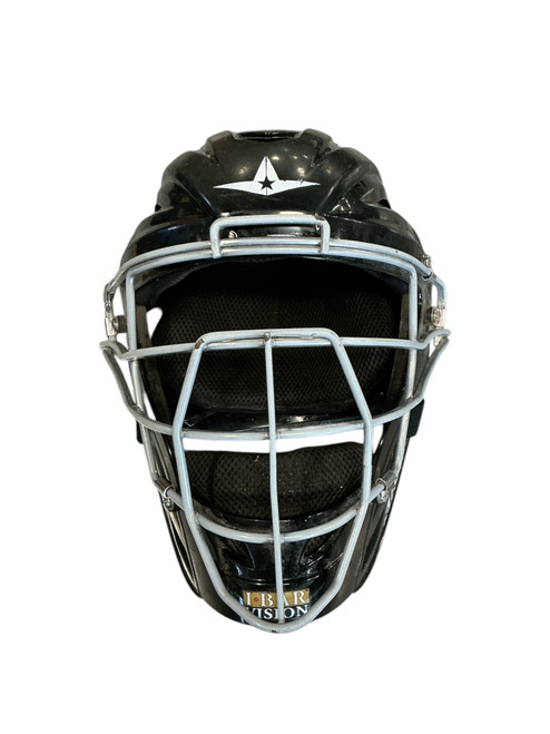 Vist Large View of Product Image Which is Used All Star MVP2500-1 Catchers Helmet w/Mask None One Size