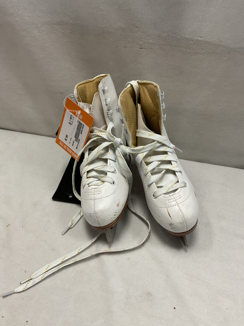 Vist Large View of Product Image Which is Used DSG Girls Figure Skate White Junior 02